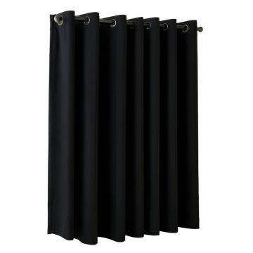Fet Solid Max Blackout Thermal Grommet Curtain Panels