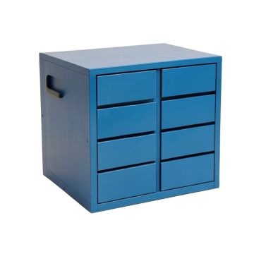 Shore Canyon Small-Parts Storage Drawer Cabinet - Blue