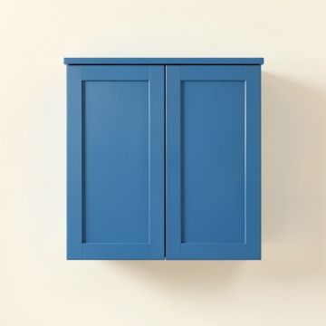 Meadow Crossing Wall-Mounted Laundry Cabinet - Blue (synthetic illustration; no displayed measurements)