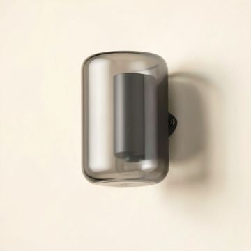 Hill Bluff Wall Sconce Mounted On A Plain Wall - Gray (synthetic illustration; no displayed measurements)