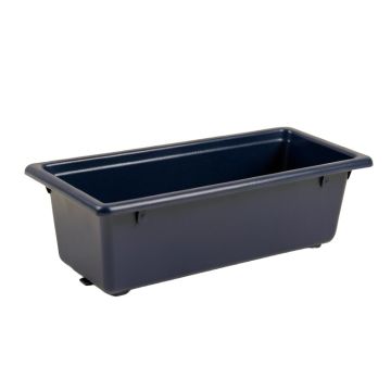 Oak Canyon Empty Railing Planter With Integral Brackets - Navy