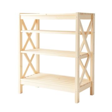 River Arc Empty Seed-Starting Shelving Unit Without Lights - Ivory