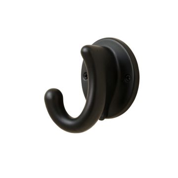 Bay Bluff Wall-Mounted Robe Hook - Black