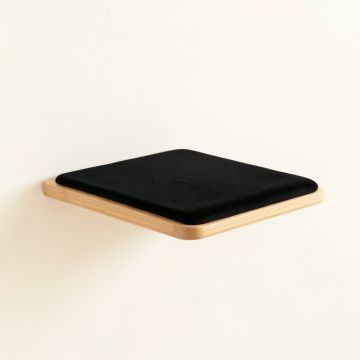 Ridge Canyon Wall-Mounted Cat Perch - Black (synthetic illustration; no displayed measurements)