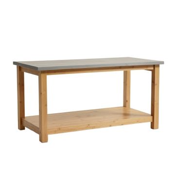 Pine Dale Empty Workshop Workbench - Gray