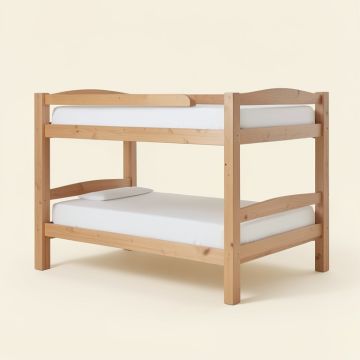 Adcock Twin Over Twin Bunk Bed (synthetic illustration; no displayed measurements)