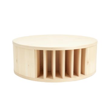 Wren Crest Shoe Storage Bench - Ivory