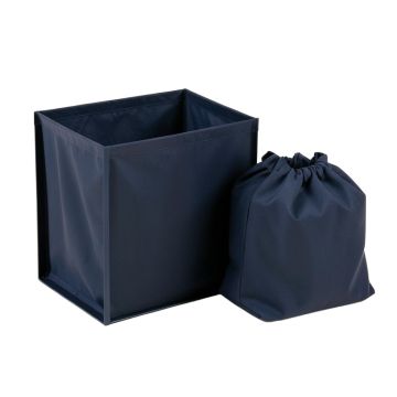 Aspen Bend Laundry Sorting Station With Plain Removable Bags - Navy