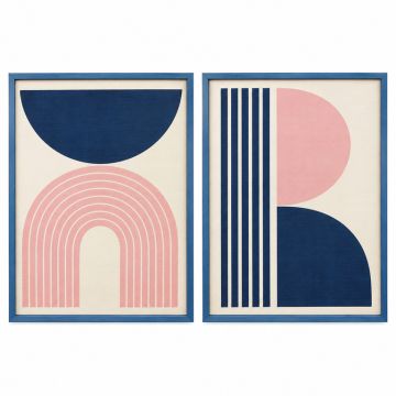 Modern Mid Century By Pop Monica - 2 Piece Graphic Art Print Set