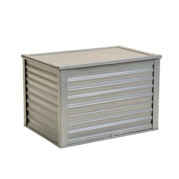 Lake Brook Closed Outdoor Storage Box - Gray