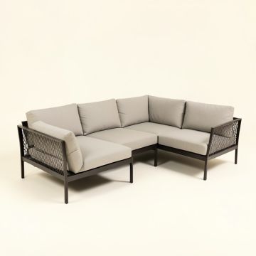 Joakima 85 '' Wide Outdoor Patio Sectional With Cushion (synthetic illustration; no displayed measurements)