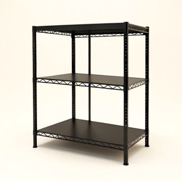 36 '' H X 36 '' W X 14 '' D Supreme Wide 3 Shelf Shelving Unit Starter (synthetic illustration; no displayed measurements)