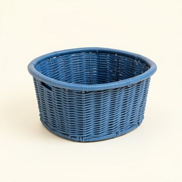 Reed Crest Empty Storage Basket - Blue (synthetic illustration; no displayed measurements)