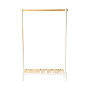 Brook Bridge Empty Garment Rack - White