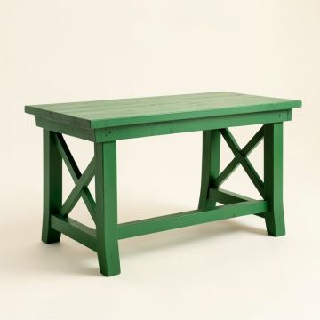 River Bluff Empty Workshop Workbench - Green (synthetic illustration; no displayed measurements)