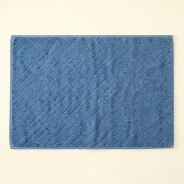 Brook Dale Bath Mat - Blue (synthetic illustration; no displayed measurements)