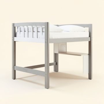 Alfred Twin Loft Bed With Desk (synthetic illustration; no displayed measurements)
