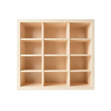 Slate Arc Empty Mug-Storage Cabinet Insert - Ivory