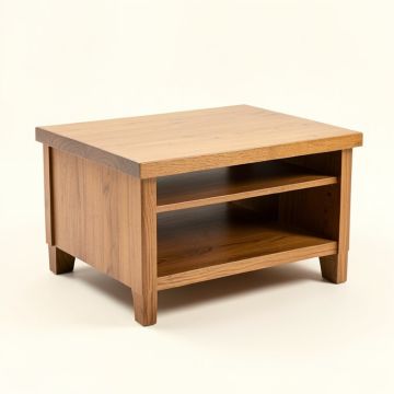 Eleonore Solid Wood Coffee Table With Storage (synthetic illustration; no displayed measurements)