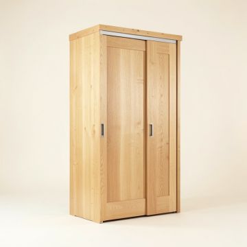 Flush Wood Planum Sliding Closet Doors (synthetic illustration; no displayed measurements)