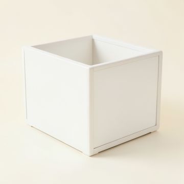 Willow Brook Empty Furniture-Style Litter Enclosure - White (synthetic illustration; no displayed measurements)