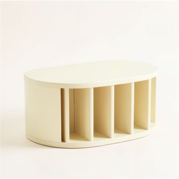 Cove Bend Shoe Storage Bench - Ivory (synthetic illustration; no displayed measurements)