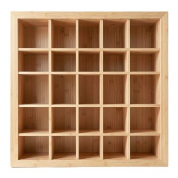 Holly Branch Empty Mug-Storage Cabinet Insert - Beige