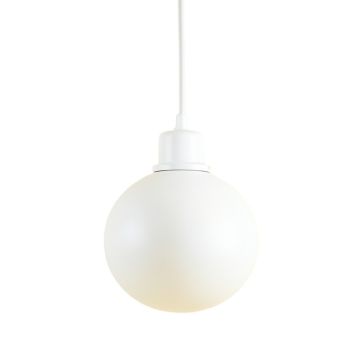 Brook Arc Pendant Light Suspended From One Plain Cable