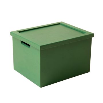 Cliff Bend Low Toy Storage Unit - Green