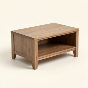 Courtdale Solid Wood Coffee Table With Storage (synthetic illustration; no displayed measurements)