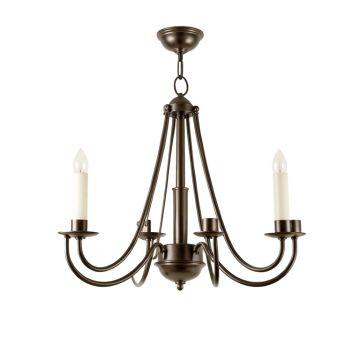 Shaylee 6 - Light Candle Style Empire Chandelier