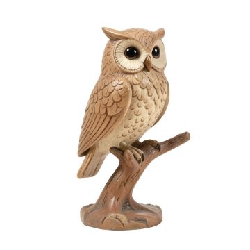 Owl On Branch Statue