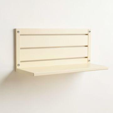 Brook Brook Wall-Mounted Entryway Organizer Shelf - Cream (synthetic illustration; no displayed measurements)