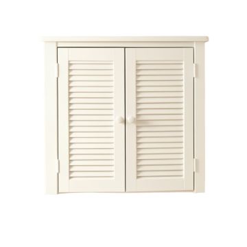 Hill Bluff Wall-Mounted Laundry Cabinet - White
