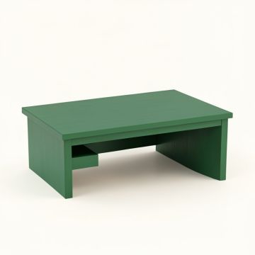 Reed Field Desktop Monitor Riser - Green (synthetic illustration; no displayed measurements)