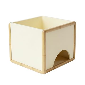 Ash Field Empty Furniture-Style Litter Enclosure - Cream