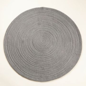 Glen Bridge Round Area Rug - Gray (synthetic illustration; no displayed measurements)