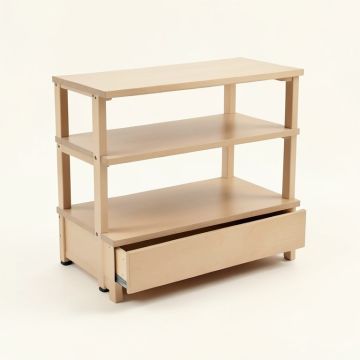 2-Tier Shoes Bench Entryway Storage Shoe Rack Storage Stool Cabinet With Drawers (synthetic illustration; no displayed measurements)
