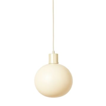 Pine Crest Pendant Light Suspended From One Plain Cable - Ivory