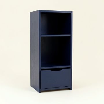 Harbor Canyon Narrow Cubby Tower - Navy (synthetic illustration; no displayed measurements)