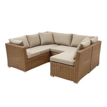 Botond Patio Sectional With Cushions (synthetic illustration; no displayed measurements)