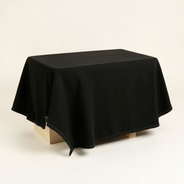 Olive Brook Flat Bed Sheet - Black (synthetic illustration; no displayed measurements)