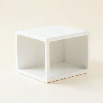 Sage Arc Low Toy Storage Unit - White (synthetic illustration; no displayed measurements)