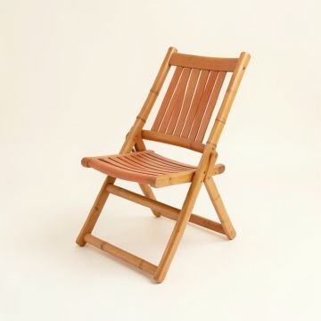 Field Bluff Folding Outdoor Chair - Terracotta (synthetic illustration; no displayed measurements)