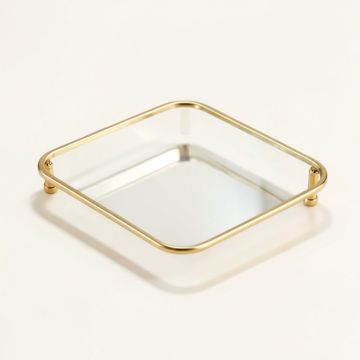 Jaxon Luxury Mirror Bathroom Accessory Tray (synthetic illustration; no displayed measurements)