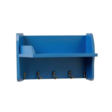 Stone Dell Wall-Mounted Entryway Organizer Shelf - Blue