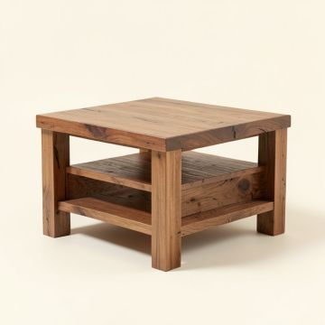 Barbuda Solid Wood Coffee Table With Storage (synthetic illustration; no displayed measurements)