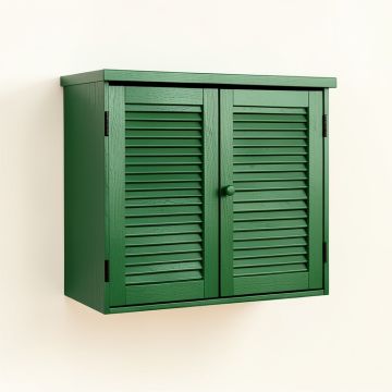 Cliff Dale Wall-Mounted Entry Cabinet - Green (synthetic illustration; no displayed measurements)