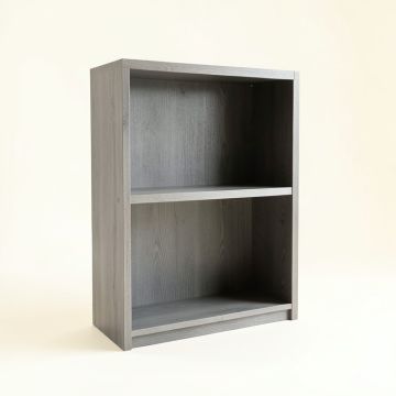 Moss Crest Freestanding Bookcase - Gray (synthetic illustration; no displayed measurements)