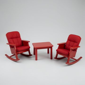 Beauman Rocking Chair and Table Set (synthetic illustration; no displayed measurements)